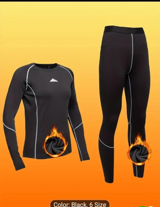 2pcs Thermal & Leggings Set