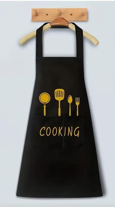 Black Cooking Apron
