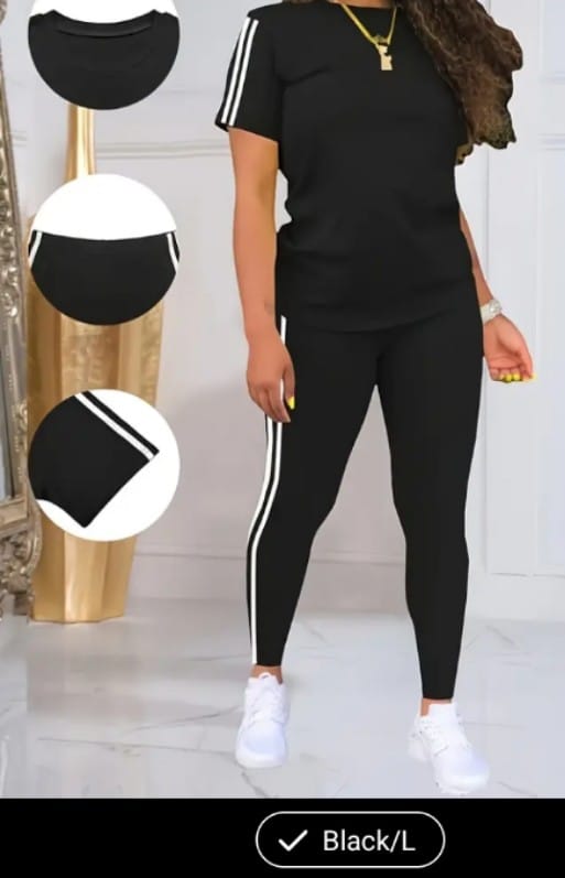 Black & White 2pcs Summer / Spring Set