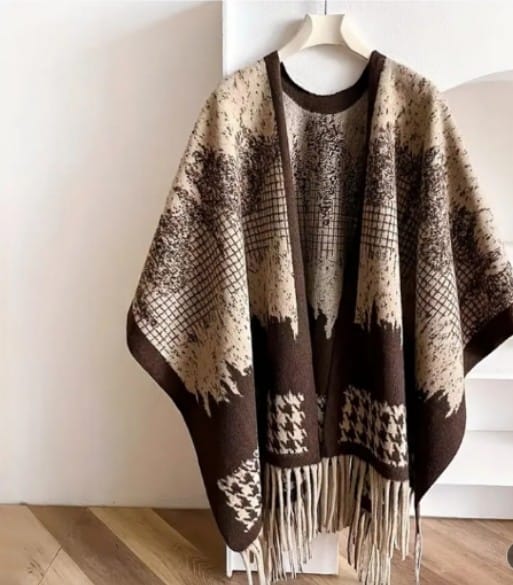 Elegant Warm Poncho