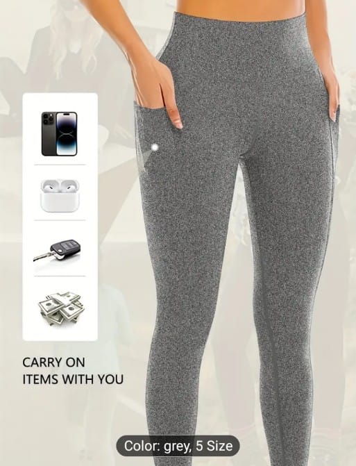 Grey Warm Leggings