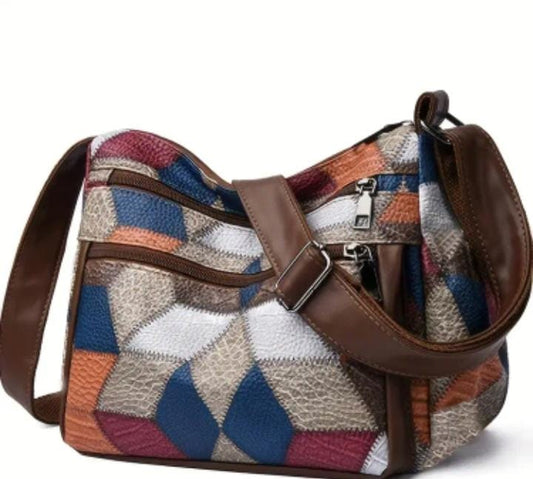 Stylish plaid crossbody bag